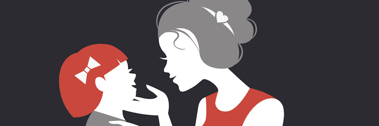 What I Want to Teach My Daughter as a Mom in Eating Disorder Recovery Beautiful mother silhouette with her daughter