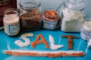 several jars of salt