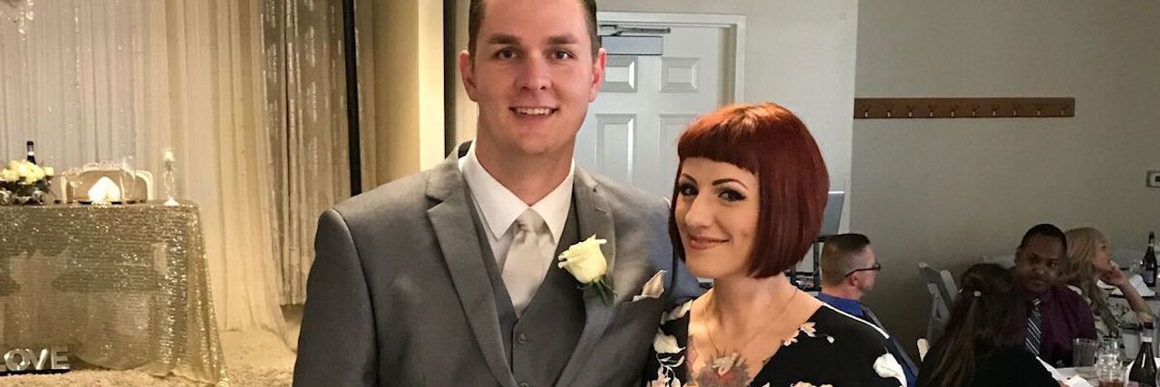 Fibromyalgia: Thank You to Partner for Love, Support Through Illness man and woman dressed up for a party