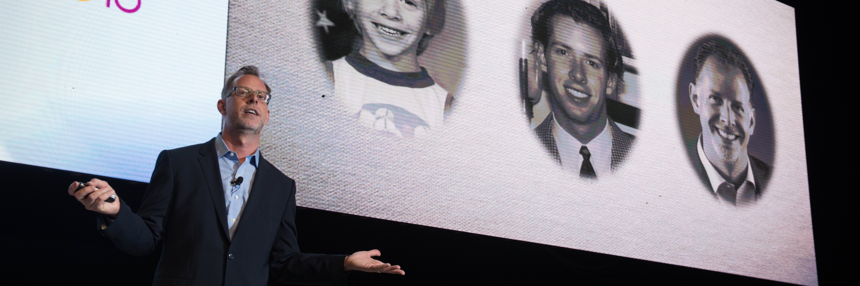 My Journey From Stuttering to Public Speaking John Moore giving a presentation.