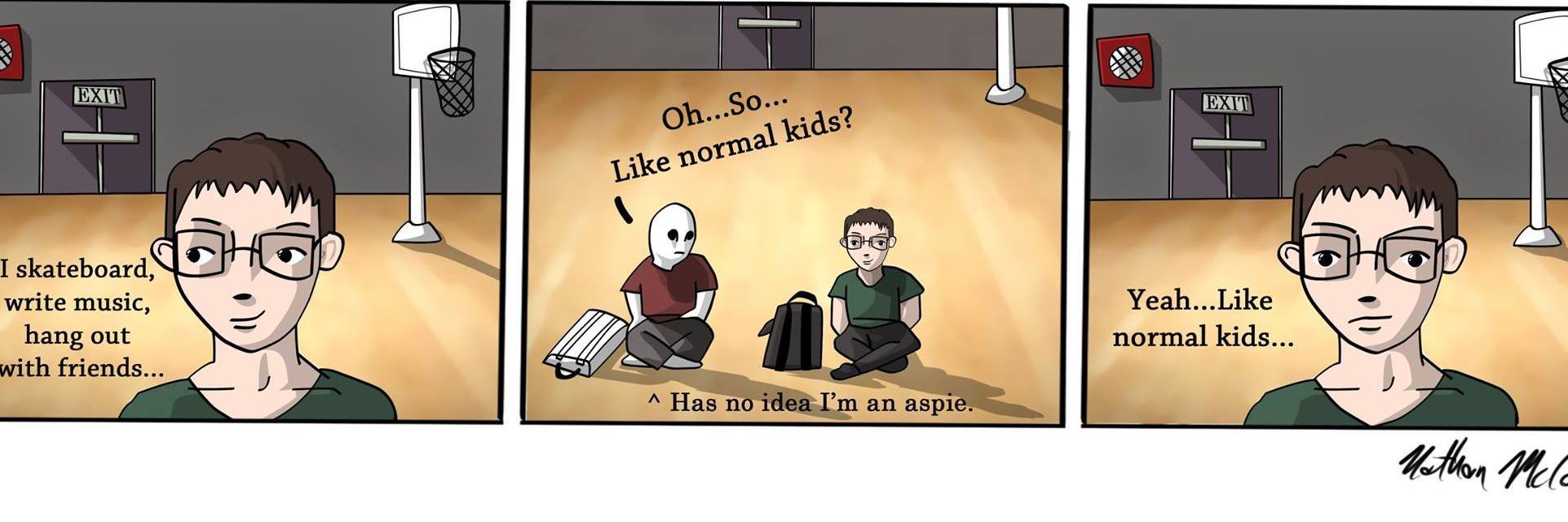 Nathan McConnell Creates 'Growing Up Aspie,' a Comic About Autism