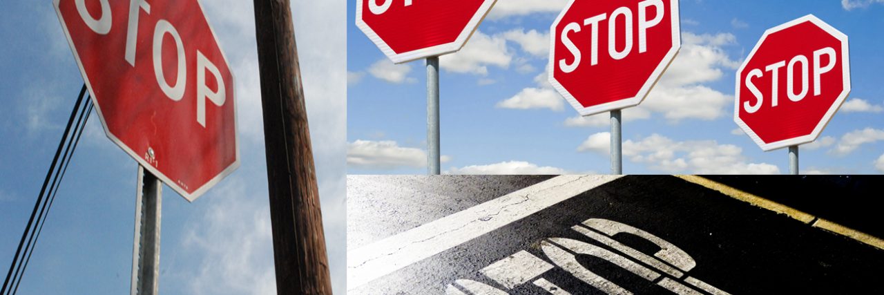 Dealing With Judgment Because of Invisible Illness STOP signs