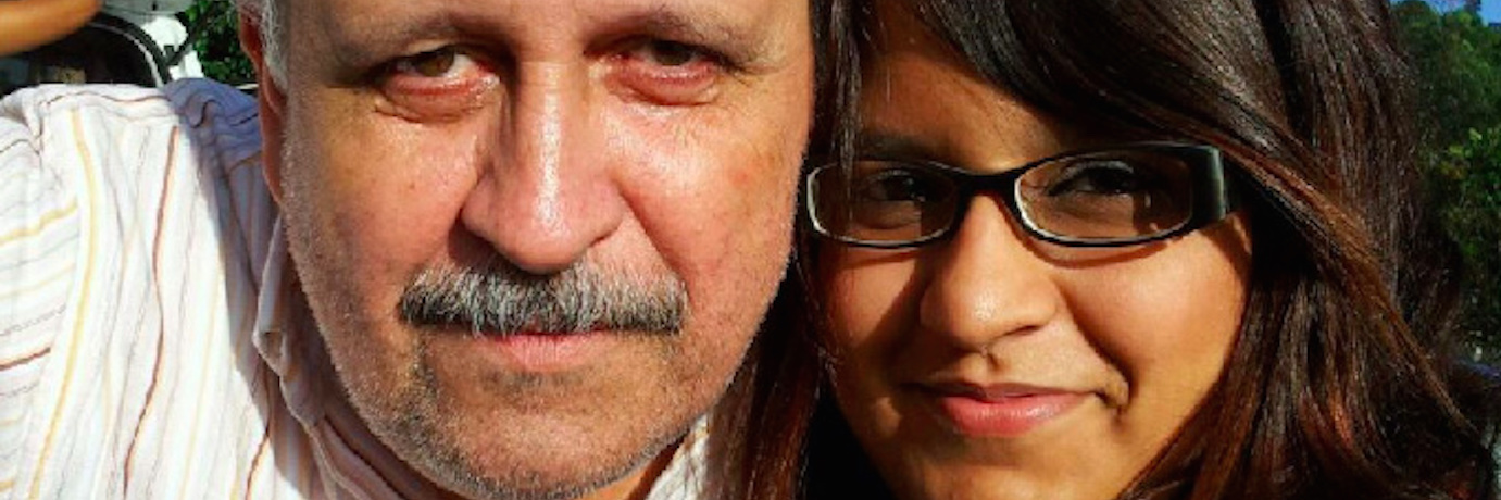 Grieving on Father's Day The author with her father