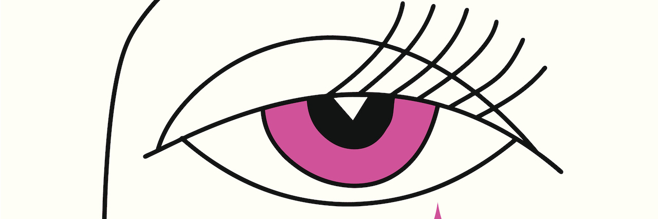 My Therapist Questioned My Desire to Recover From My Eating Disorder a drawing of an eye