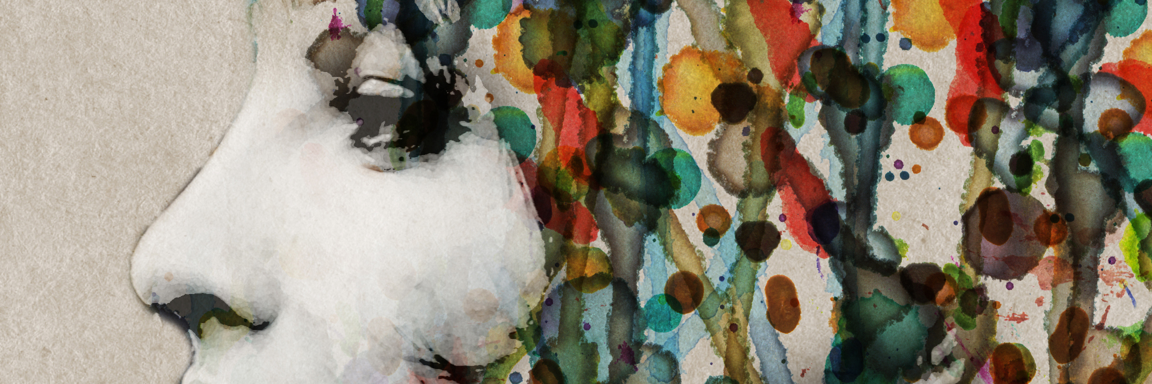 Being Unable to Work With Chronic Illness, Losing Sense of Purpose watercolor painting of woman with colorful hair