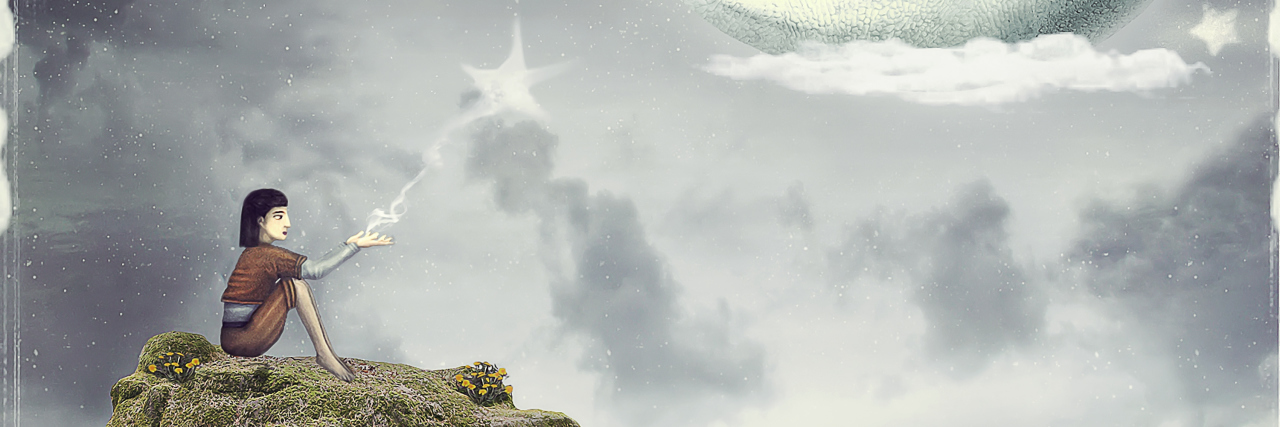 When Depression Is Hard to Handle, I Still Hold Onto Hope The boy lets out star on the sky