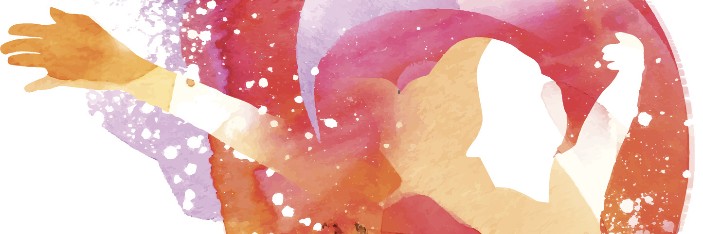 Why I'm Proud to Be Autistic Watercolor illustration of woman with arms raised at her sides