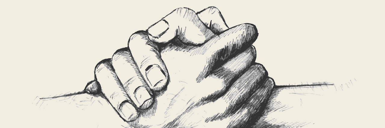 What My Eating Disorder Has Taught Me About A Loved One’s Addiction Two hands holding each other