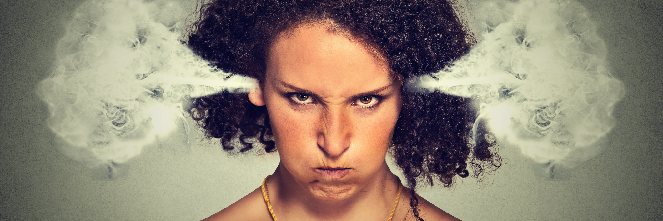 Getting Angry About Frustrating Encounters Regarding Chronic Illness an angry woman with steam coming out of her ears