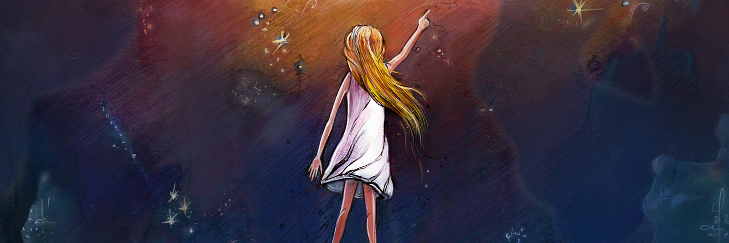 Picking Yourself Up When Mental Illness Beats You Down An illustration of a girl in a dark pit reaching up to the light