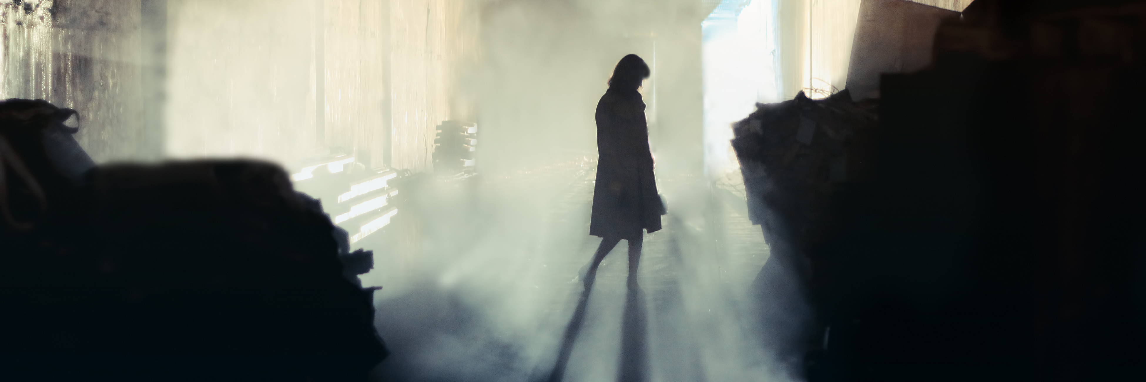 Living With Anxiety When No One Can See It lone woman standing in misty tunnel