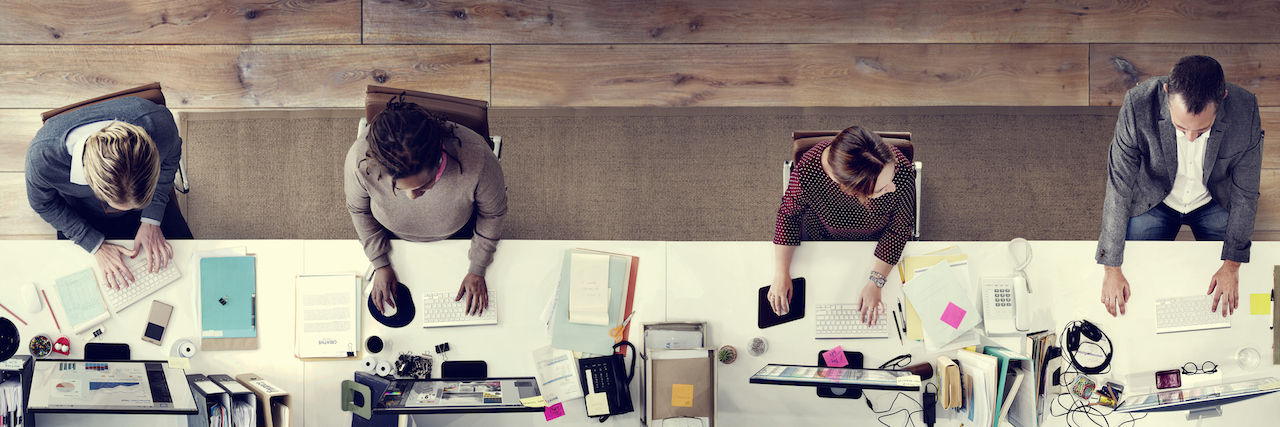 Tips For Managing Anxiety in the Workplace Desk at a work space