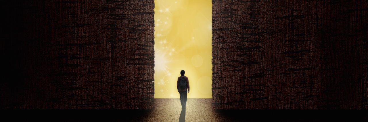 Anxiety Makes It Difficult to Leave My House A person standing in front of a big door