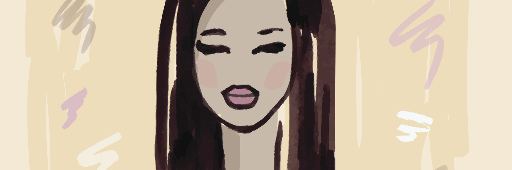 What a Person With Chronic Pain Needs From Others illustration of a woman in a purple tank top