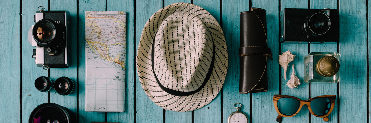 How I Was Able To Travel After Struggling With Anxiety Summer vacation things neatly organised