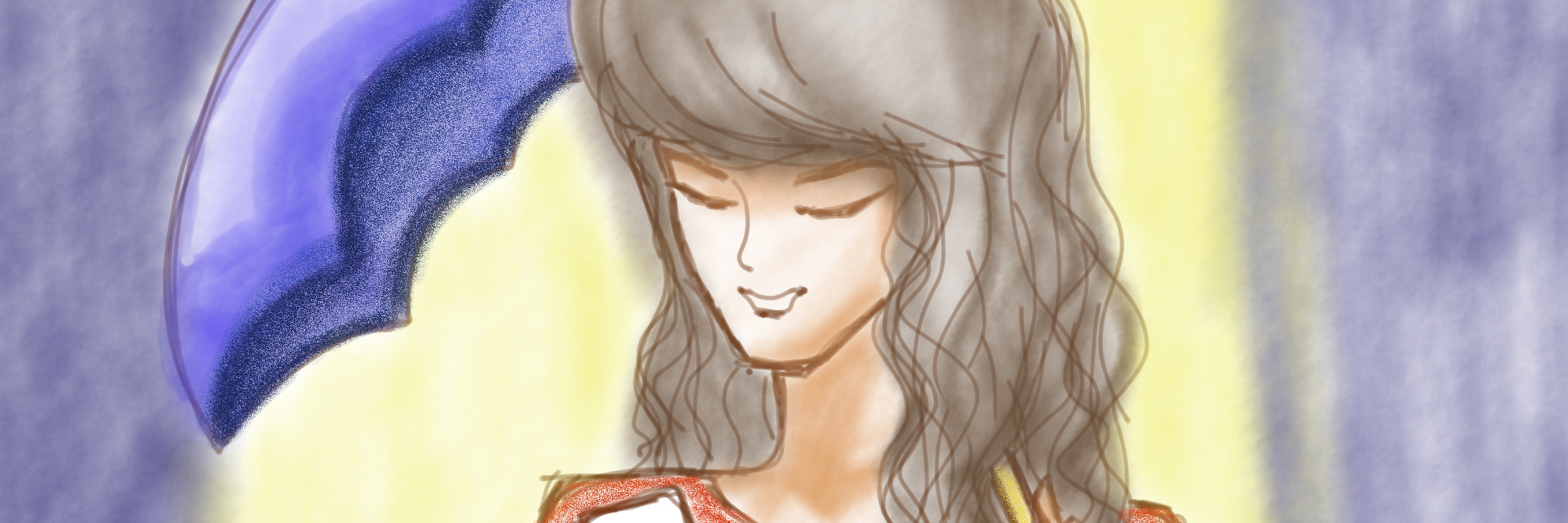 Why Embracing Your New Body in Anorexia Recovery Can Be Challenging Girl with umbrella and phone in the rain