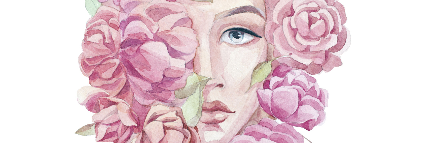 Battling Loneliness and Depression in My Fight With Multiple Sclerosis illustration of a woman whose head is surrounded by roses