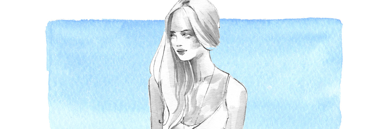 How I Get Over a 'People Hangover' as Someone With Anxiety Full length girl. Black and white woman on blue background