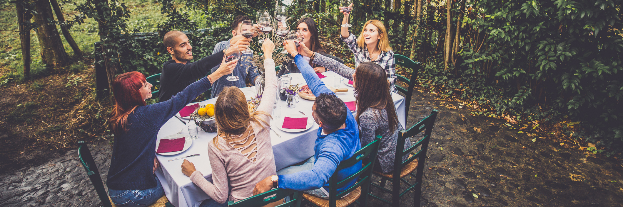 How My Friends Have Chosen to 'Be There' During My Lupus Journey A group of friends eating together outside.