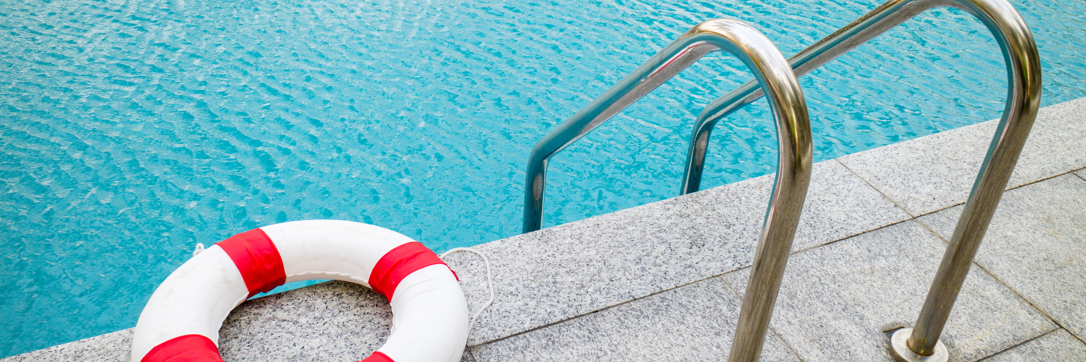 Letter to the Lifeguard Who Didn't Realize I'm Deaf Life ring at swimming pool.emergency tire floating at swimming pool.