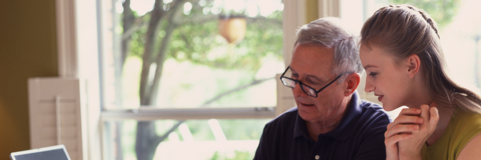 To My Dad, Who Supported Me Through Eating Disorder Recovery Father and daughter going over finances