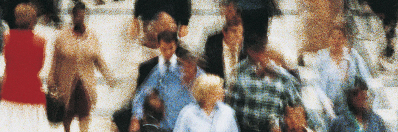 Dealing With Busy Places as a Person on the Autism Spectrum Blurred crowd of people