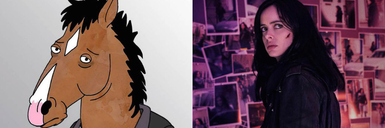 TV Shows (Streaming Right Now) People With Mental Illness Relate To BoJack Horseman and Jessica Jones