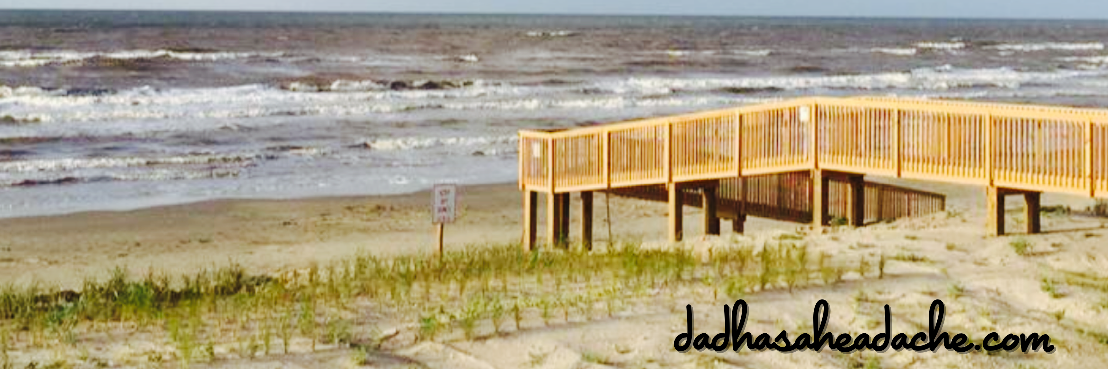 Going on Summer Vacation with a Chronic Illness boardwalk leading to the beach in galveston