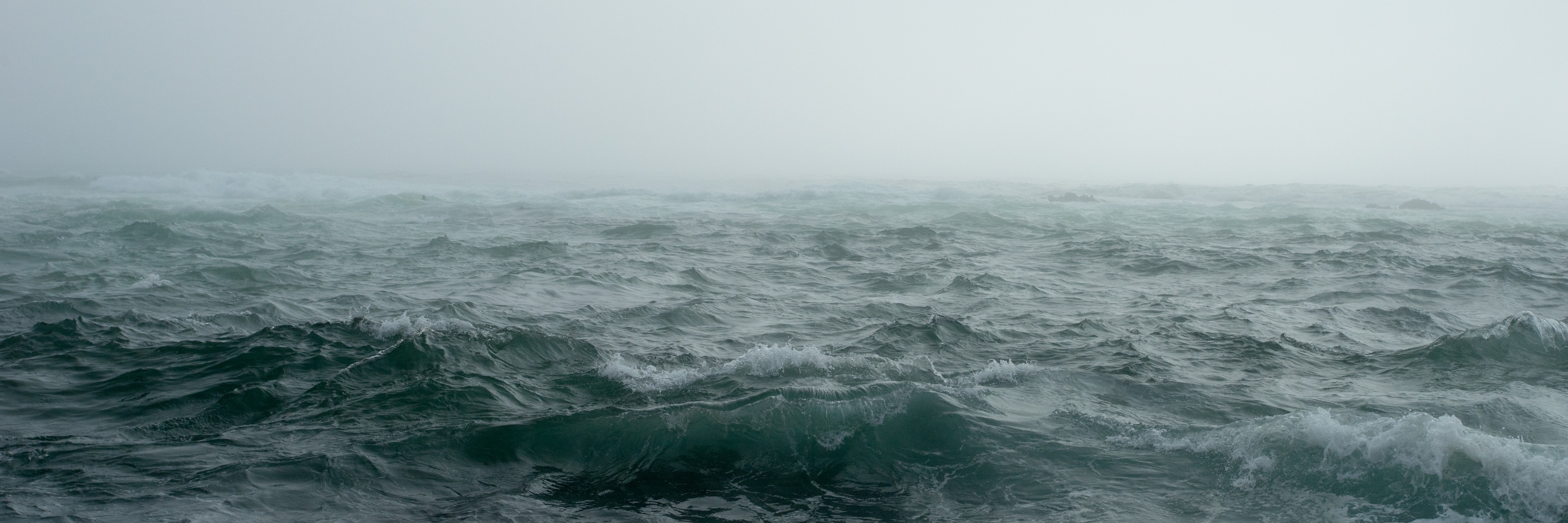 What It's Like to Experience the Storm of Mental Illness misty ocean scene during storm with rough waves