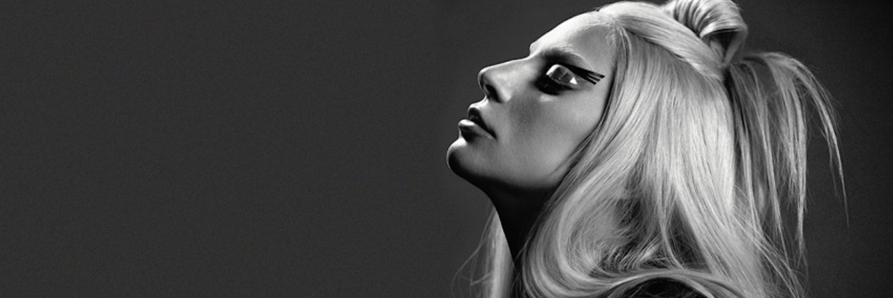 Thank You Letter to Lady Gaga About Chronic Pain black and white photo of lady gaga
