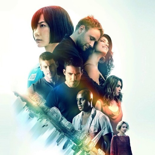 sense8 promotional image showing characters together on white background