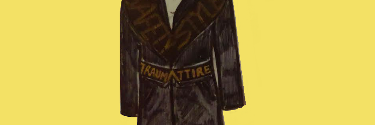 sketch of a coat