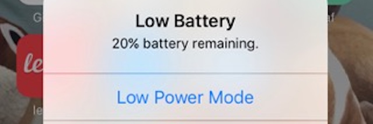 Chronic Illness: Being So Low on Energy That Your Brain Shuts Down
