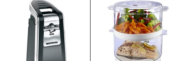 Electric Can Opener and Food Steamer