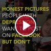 Honest Pictures People With Depression Want to Post on Facebook, but Don't