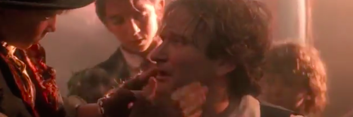 How Peter Pan Sparked a Lightbulb Moment for My Depression Recovery scene from Hook where the lost boys are rediscovering Peter Pan