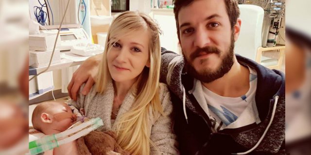 Charlie Gard's Parents End Legal Fight to Treat Son's Rare Disease Connie Yates and Chris Gard holding their son Charlie Gard