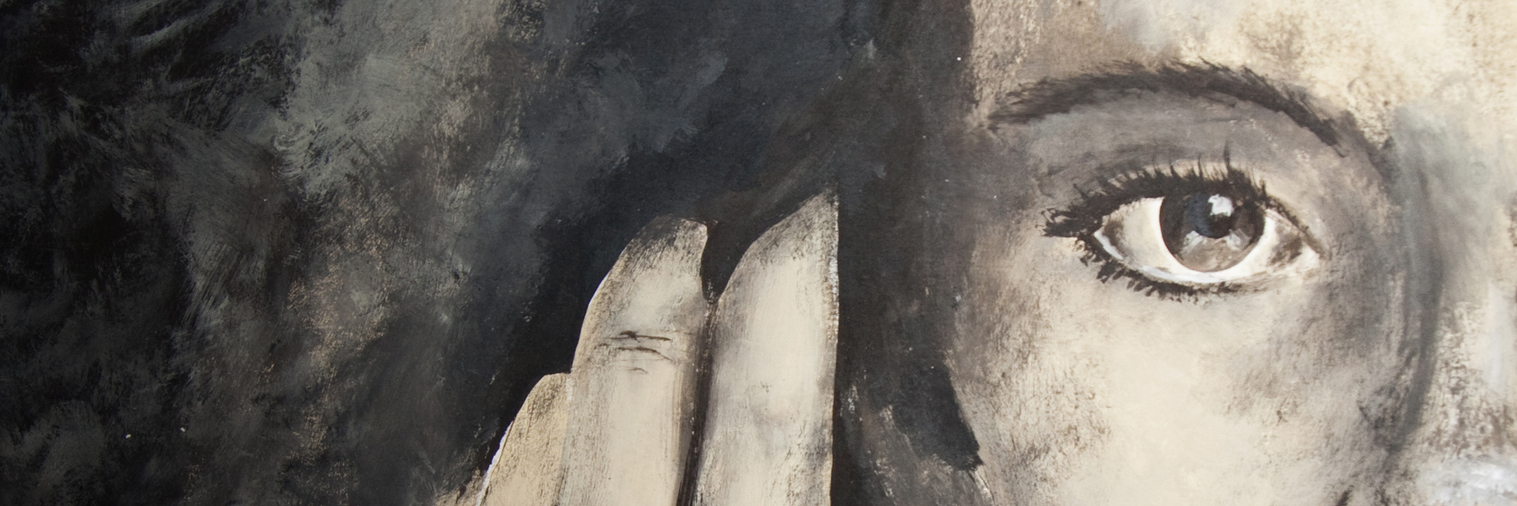 10 Things I Learned From 10 Years of Struggling With Depression illustration of woman pulling hair back