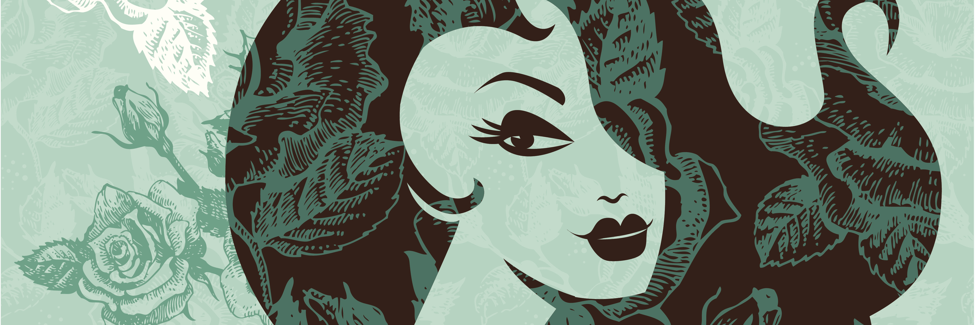 The Hardest Part of My Anxiety Is That It Doesn't Make Any Sense Beautiful woman silhouette with a flowers