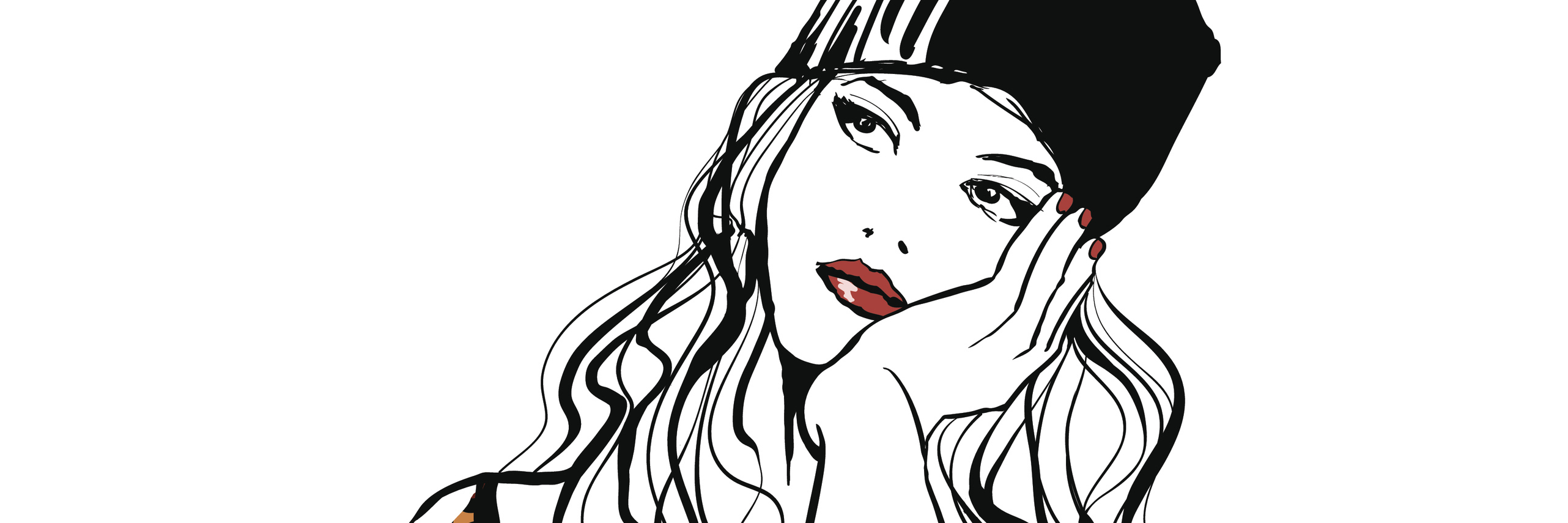 To the Girl Who Doesn't Feel 'Normal' Because of Her Mental Illness Young beautiful melancholic woman traveling - Vector illustration