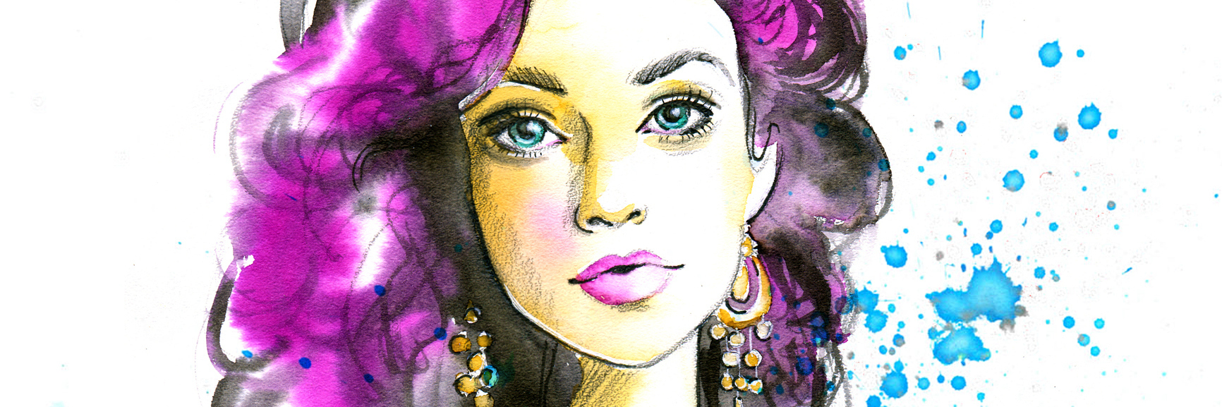 How Trichotillomania Affects My Femininity Watercolor fashion woman in a green dress