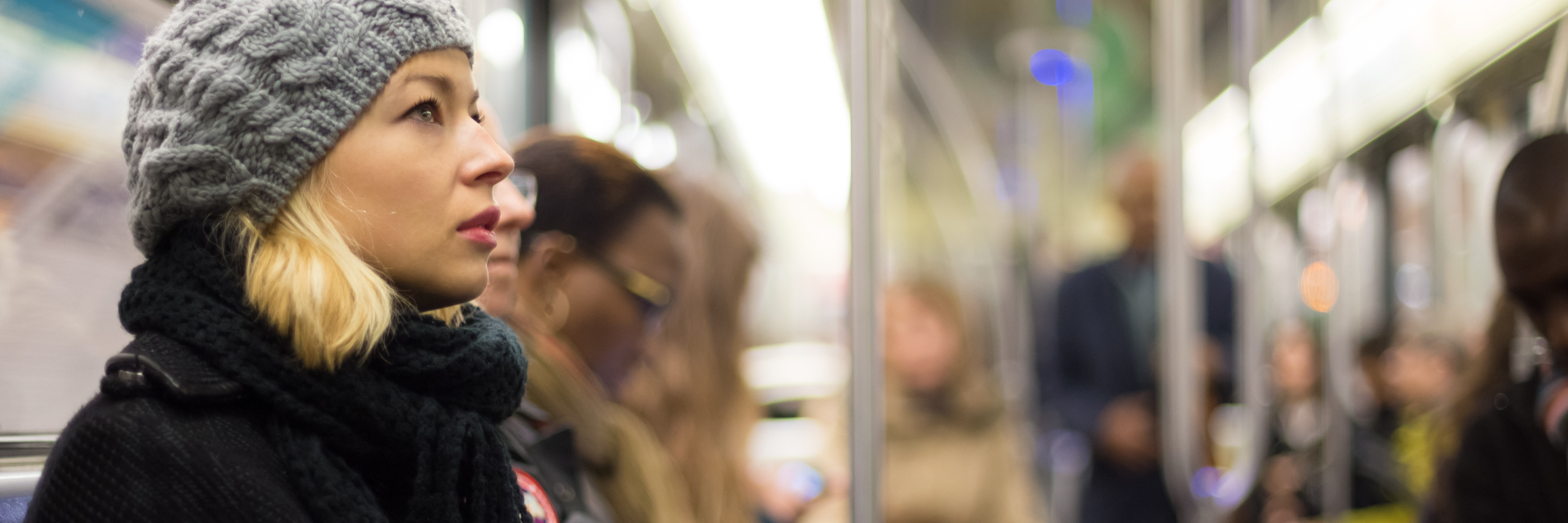 Letter to Woman Who Stared at Me and My EEG Monitor woman sitting on the train