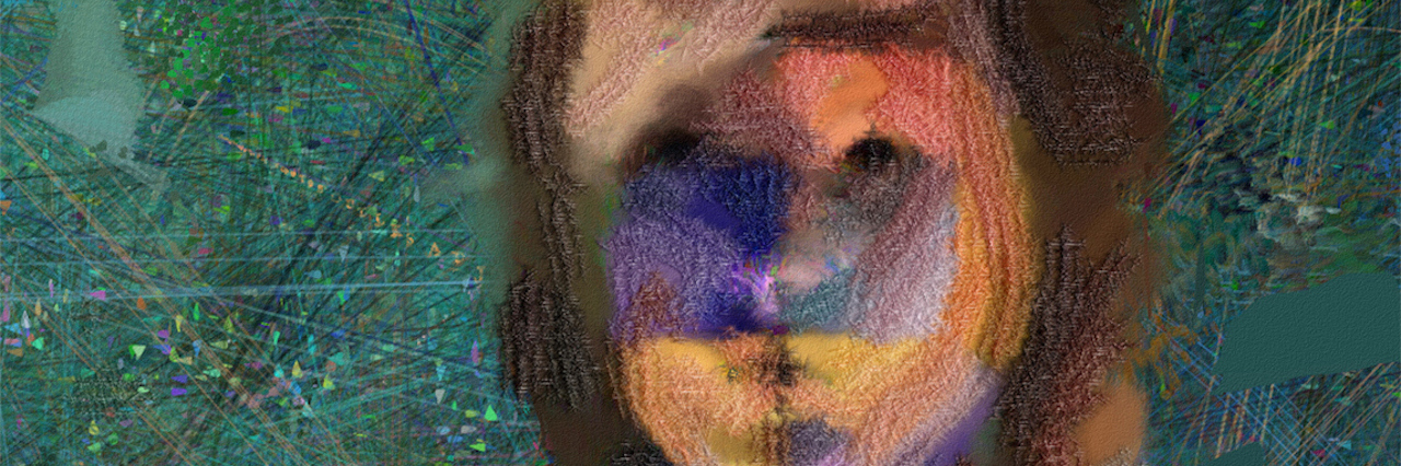 When You Live With Six Mental Illnesses Nude Painted Woman