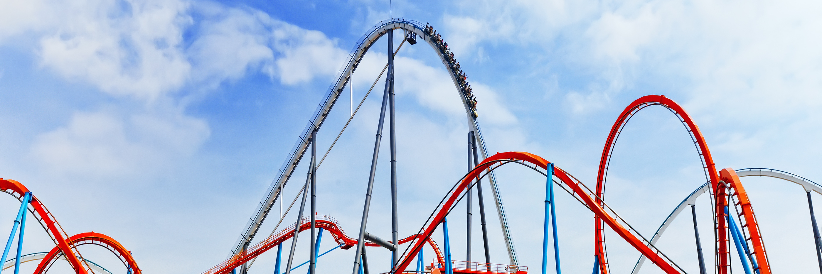 Epilepsy Is Like a Roller Coaster Ride Roller coaster in amusement park.
