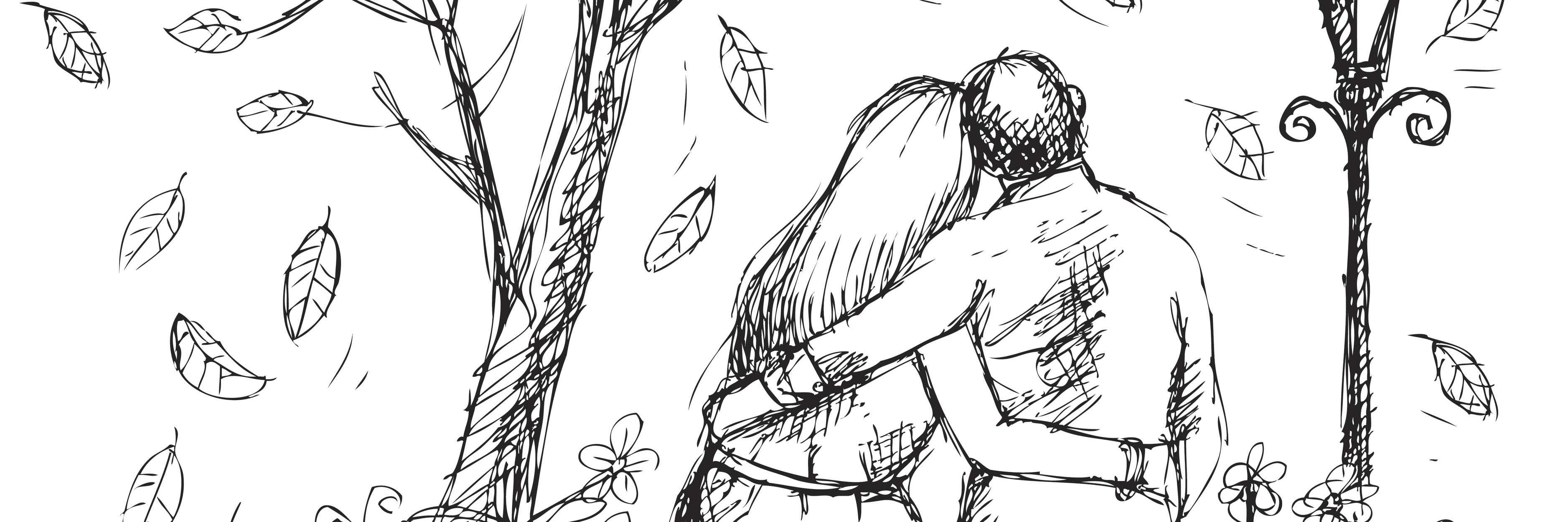 How Prioritizing My Bipolar Disorder Recovery Saved My Marriage cute hand drawn style couple sitting on bench