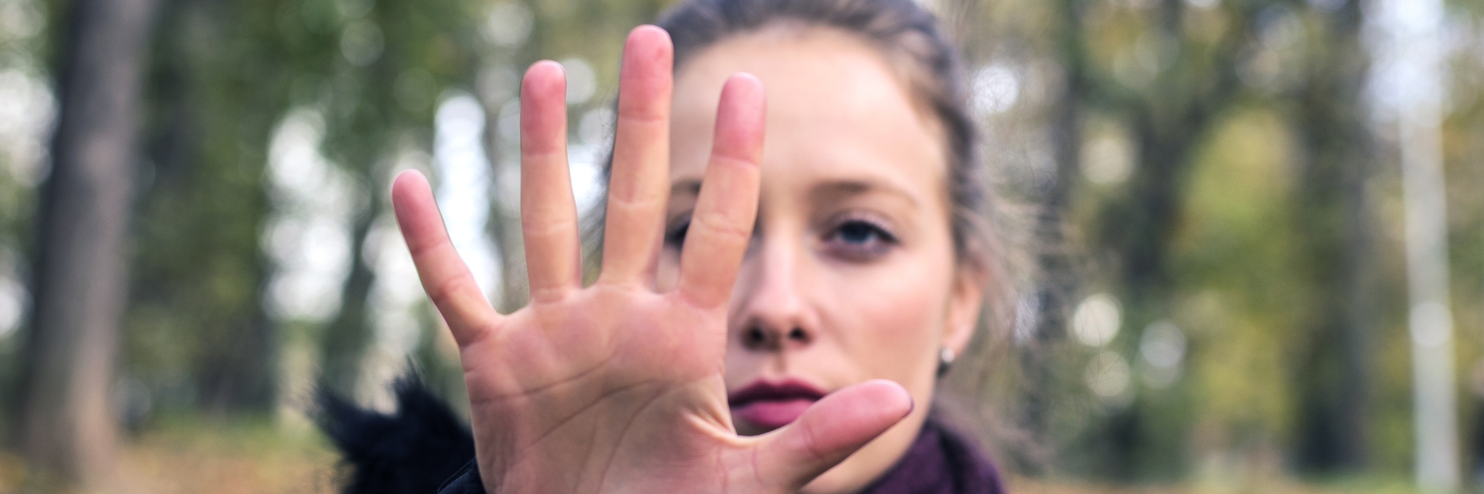 How My Eating Disorder Is My Protector From Feelings A woman with her hand out