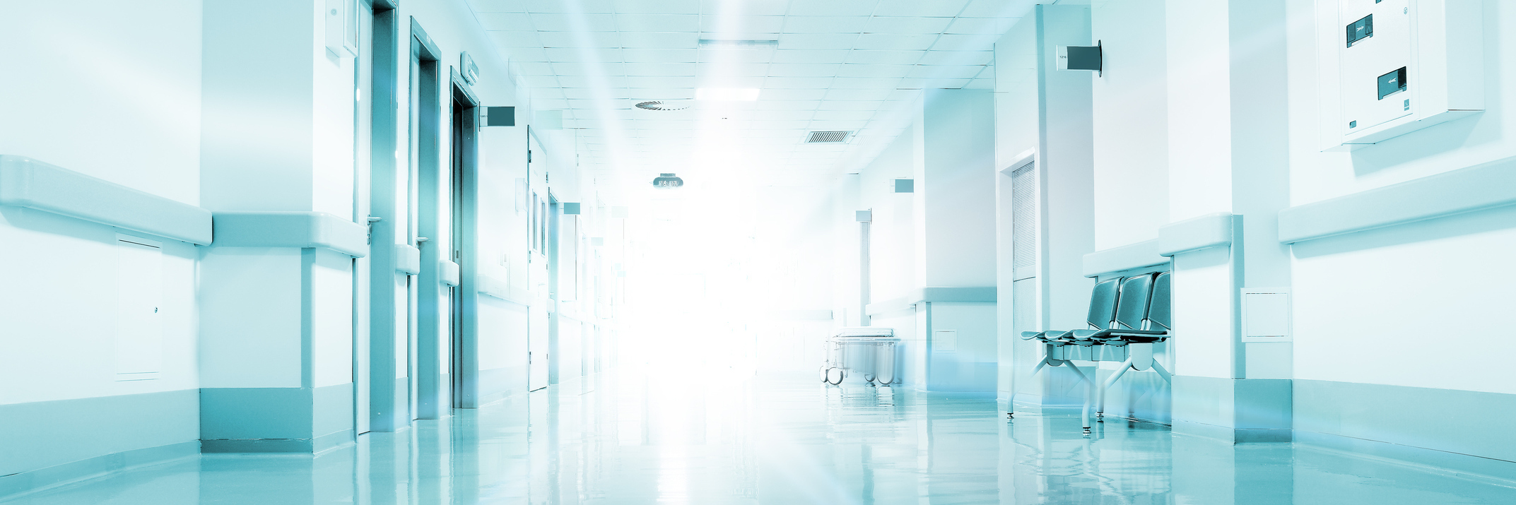 I Thought I Was Better Than the Other Patients on the Psychiatric Ward Rays of light in the corridor of the hospital.