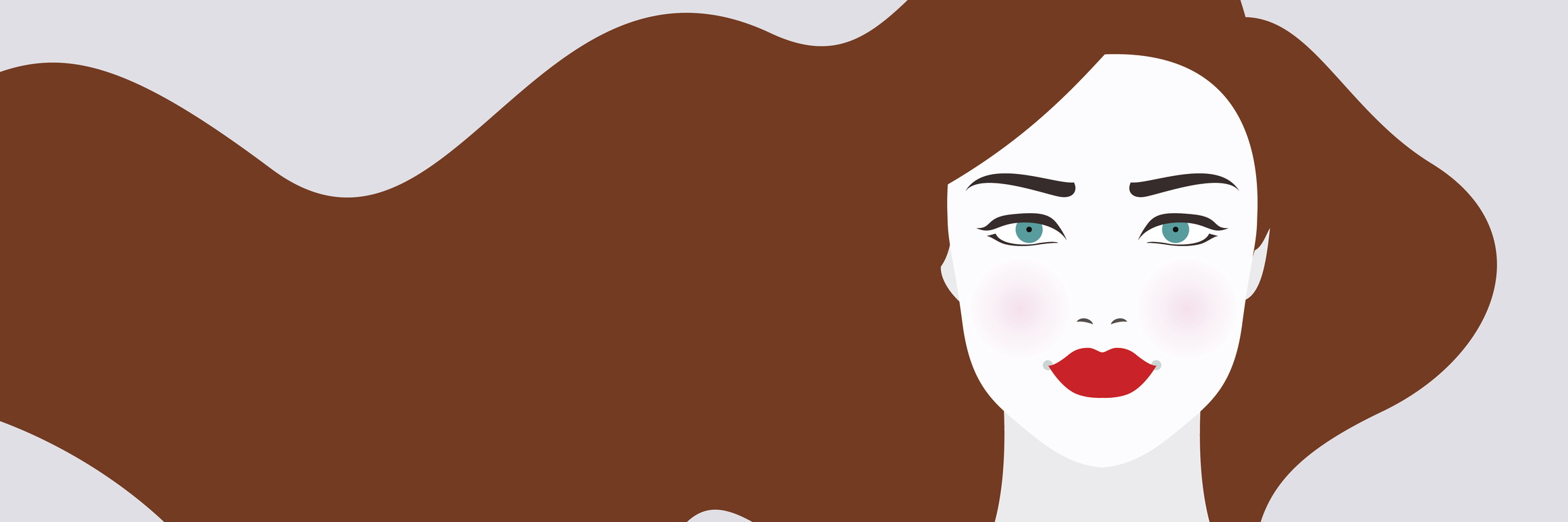 When My Health Care Is at Risk, This Is How I Choose to Respond Vector illustration of woman with long brown hair