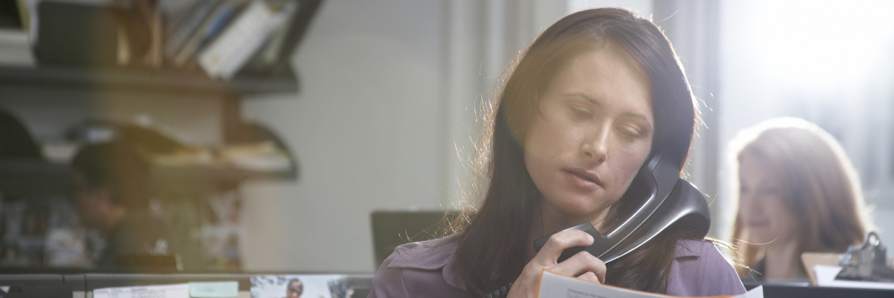 woman on phone