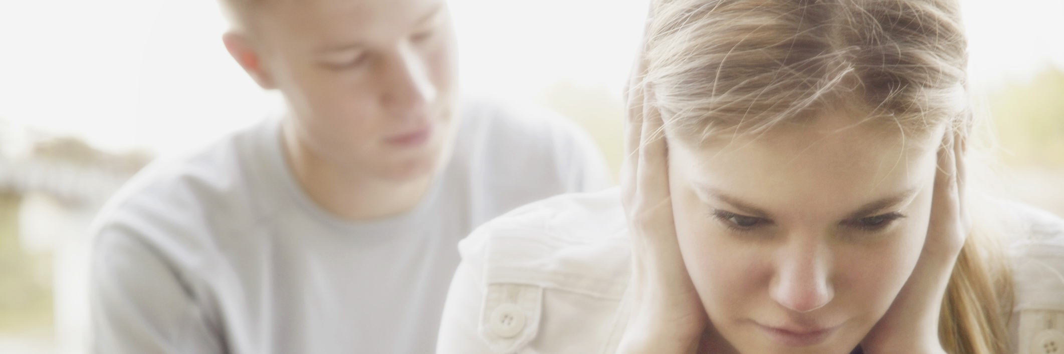 My Boyfriend Saw Me Having a Panic Attack for the First Time man trying to comfort woman